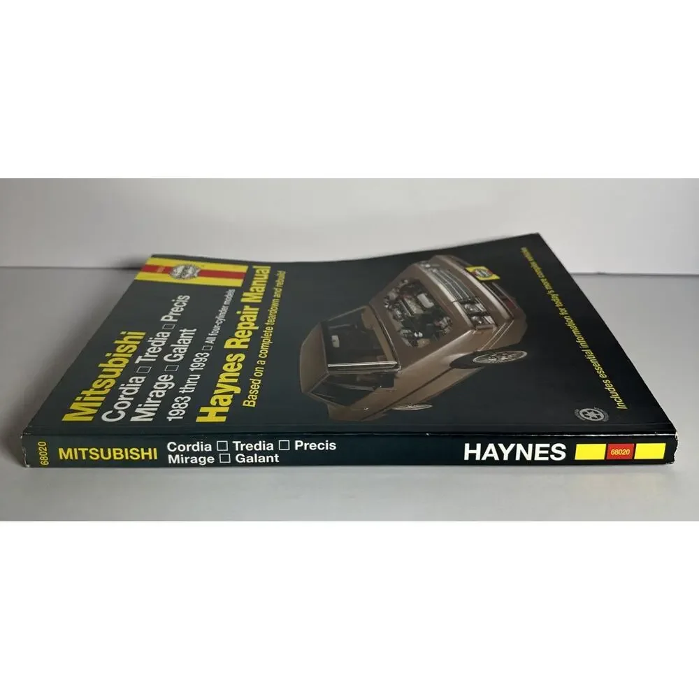 Haynes Repair Manual Mitsubishi Cordia Tredia Precis Mirage Galant 1983-1993